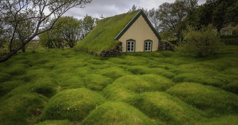 Građevine u busenu trave, kulturološko nasleđe Islanda