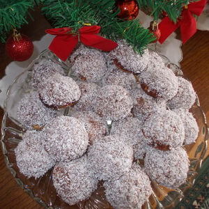 Božićni kokos kolačići