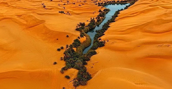 Jezera peščanog mora Ubari - Libija