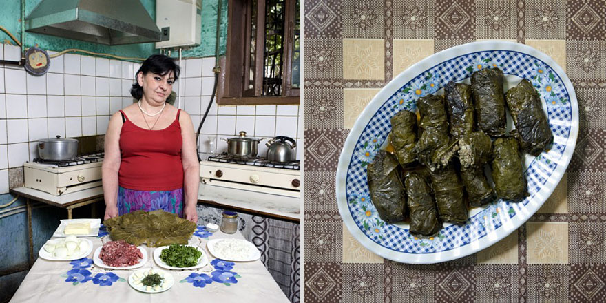 JERMENIJA, Tolma - sarmice od goveđeg mesa u vinovom lišću